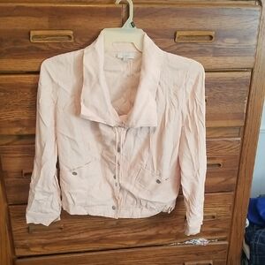 LOFT Women's Light Pink Utility Jacket